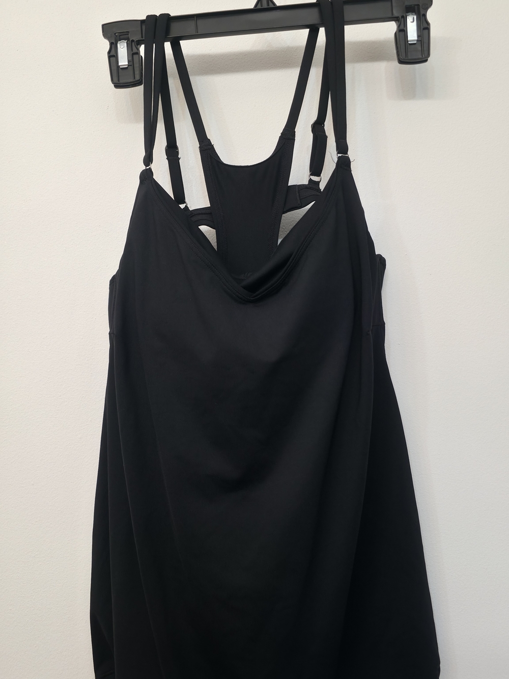 Athleta Black Bra Swim Top with Shelf Lining